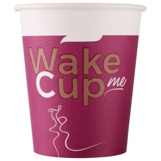 HB80-280-0737 Бумажный стакан 250 мл, Wake Me Cup