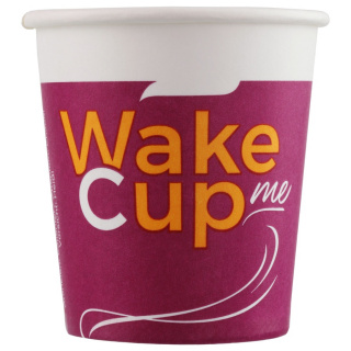 HB62-120-0733 Бумажный стакан 100 мл, Wake Me Cup
