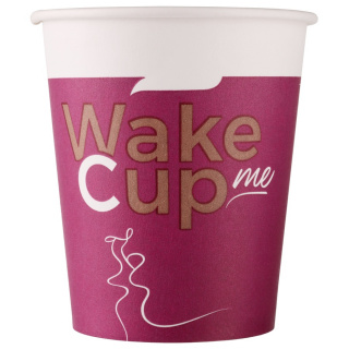 HB80-280-0737 Бумажный стакан 250 мл, Wake Me Cup